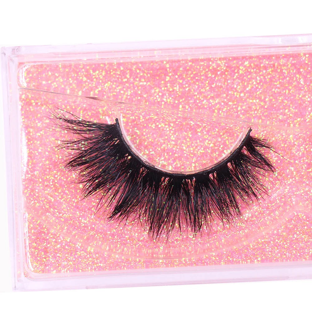 3D mink lashes for daily wear, soft reusable false eyelashes by HSF Marketplace