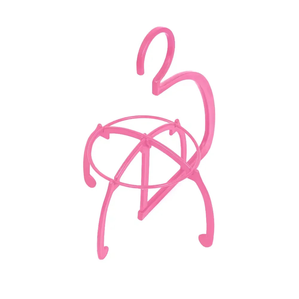 1/2/3pcs Pink Hanging Wig Storage Holder Wig Display Hanger Rack  For Lace Front Wigs Hair Extensions Hairpiece Accessories