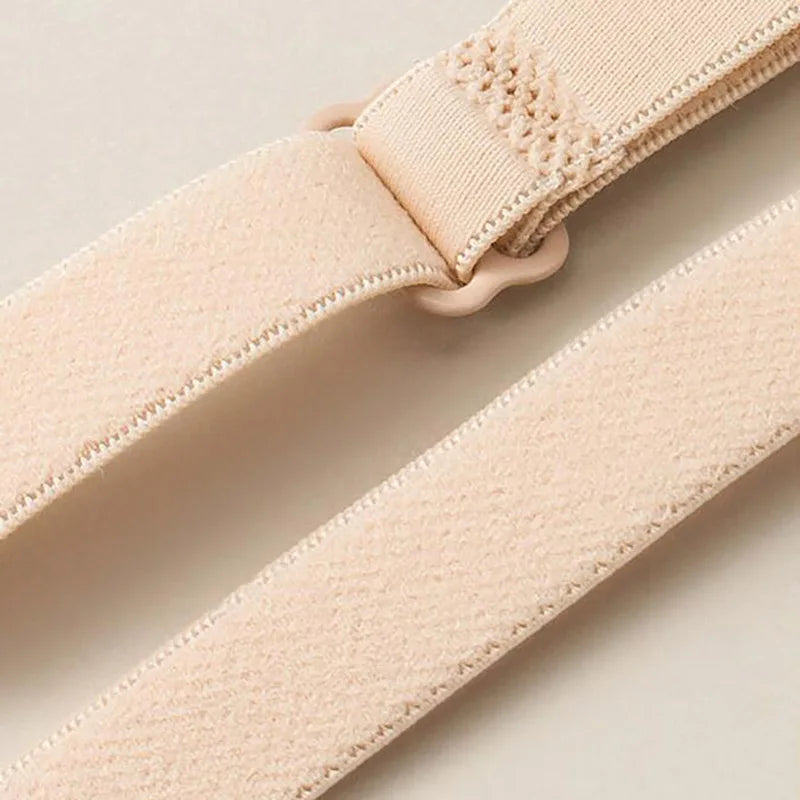 Slip resistant bra straps with elastic bands for comfortable support by HSF Marketplace