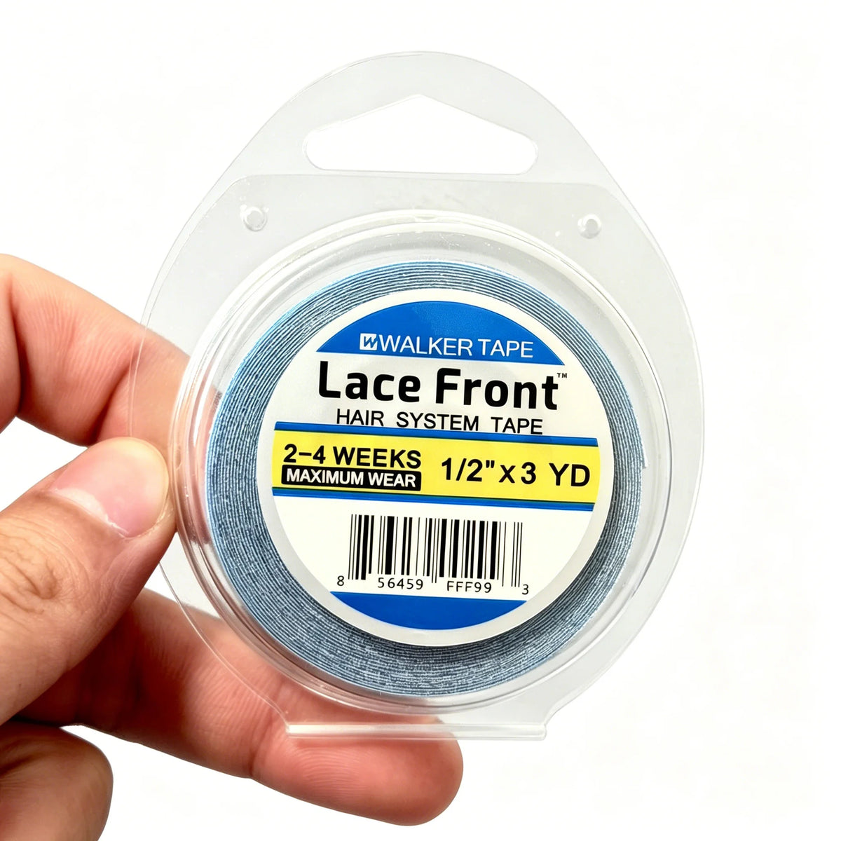 Blue lace front wig tape, double-sided adhesive for hair systems by HSF Marketplace