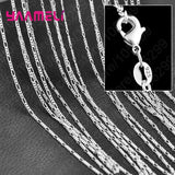 925 sterling silver charm link chain necklace 10-piece jewelry set by HSF Marketplace