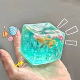 Adults Squishy Ocean Blocks Stress Balls Autism Sensory Toys Stress Anxiety Relief Fidget Toys Maltose Water Ball Gifts Bulk