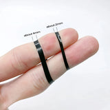 100-1000Pcs Black Disposable Rubber Band Elastic Hair Bands Girls Headband Children Ponytail Holder Bands Kids Hair Accessories