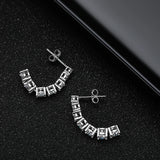 KNOBSPIN D VVS1 Moissanite Pandent Earrings for Woman Wedding Jewely with GRA s925 Sterling Sliver Plated 18k White Gold Earring