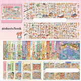 Chinese style miniature scene stickers for 3D fairy gardens by HSF Marketplace