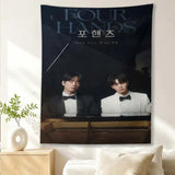 Four Hands Two Sonatas K-drama tapestry by HSF Marketplace for home decor