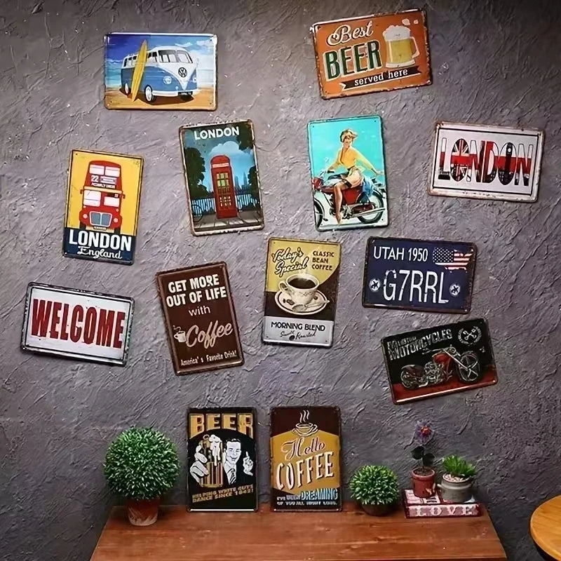 Korean drama inspired metal wall art for home and cafe decor, K-Culture merch by HSF Marketplace