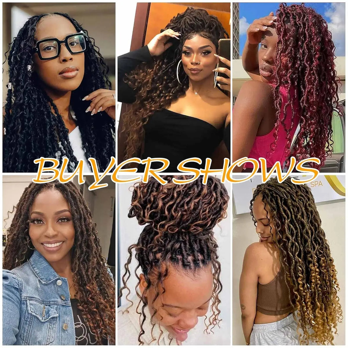 14-inch faux locs crochet hair with curly ends, pre-looped synthetic goddess locs for black women, boho crochet braiding hair bundle