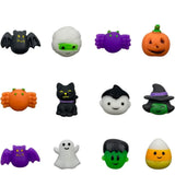 Halloween Mini Mochi Squishy Toys – Cute Spooky Characters, Stress Relief Sensory Fidget Toys