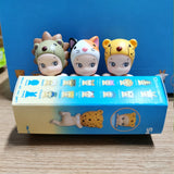 Cute animal series anime figure blind box, 8cm collectible car ornament and phone decoration figure