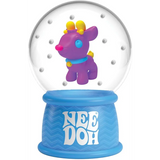 Christmas snow globe squishy sensory toy by HSF Marketplace, soft and squeezable holiday-themed fidget for stress relief and sensory play.
