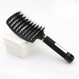 HAIRSOFLY detangling hair brush for wet curly hair with scalp massage bristles