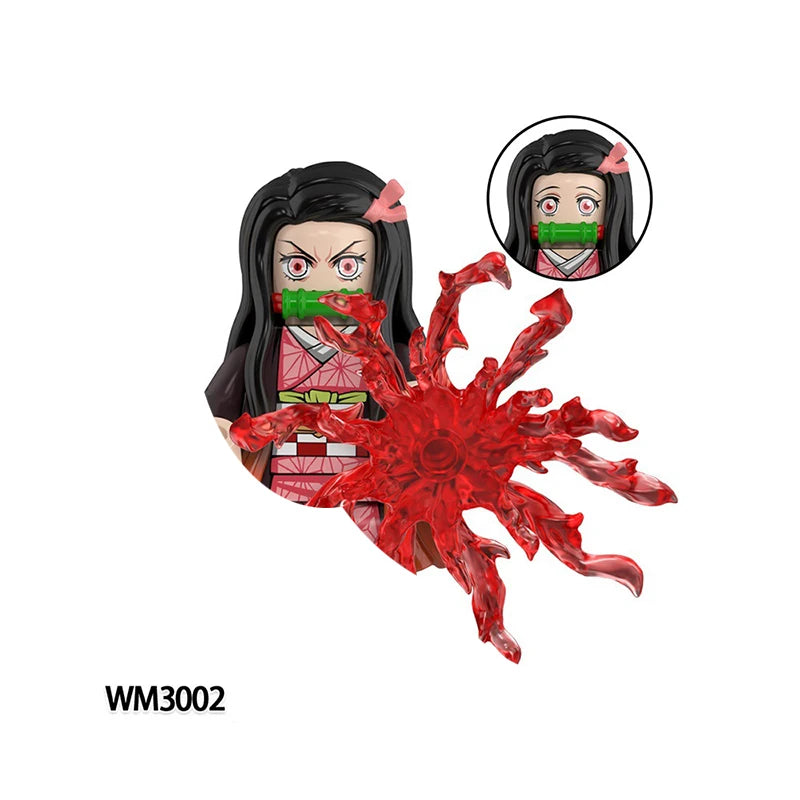 Demon Slayer action figures building bricks blind box collectibles by HSF Marketplace