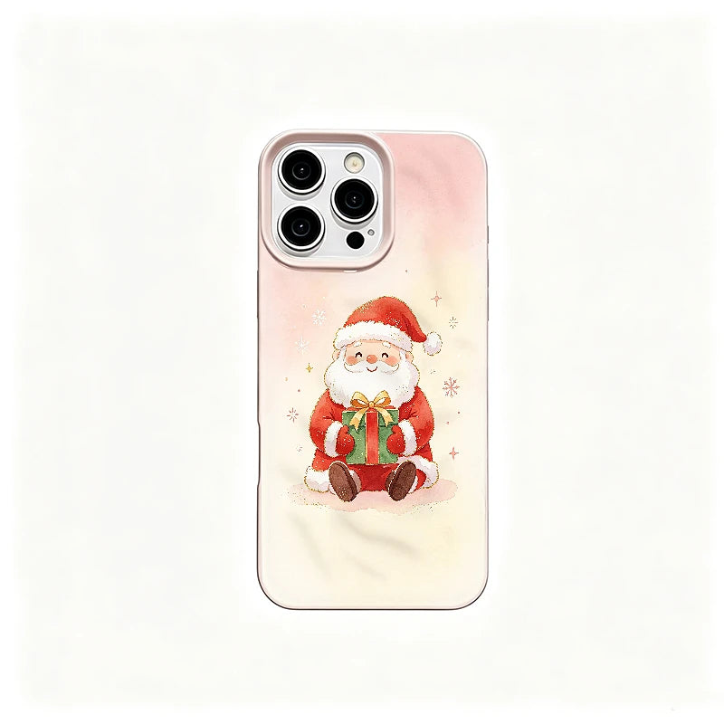 Christmas Santa gift phone case for iPhone 17 to 12 Pro by HSF Marketplace