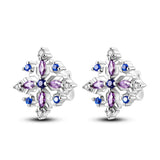 Orstarry S925 sterling silver 18k gold classic knot stud earrings for women, elegant jewelry close-up