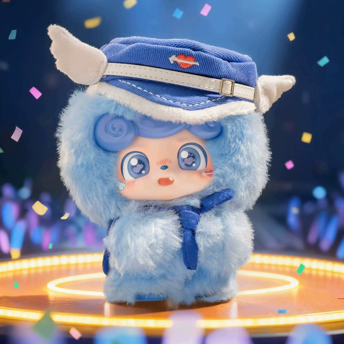 Q Kid Shining Passion Series blind box fluffy doll keychain pendant collectible desktop ornament by HSF Marketplace