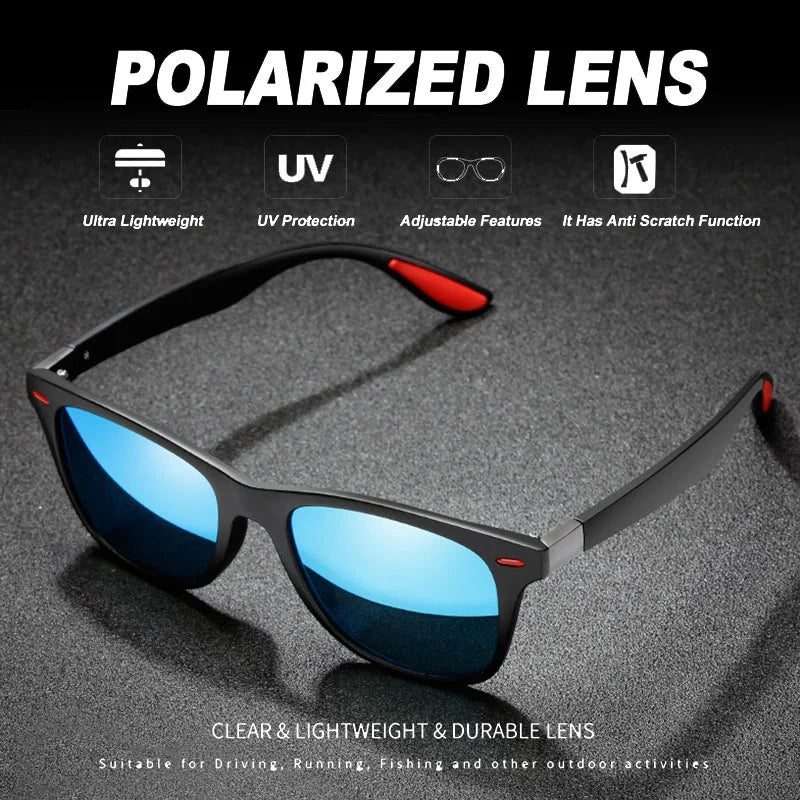 HSF Marketplace night vision glasses with polarized PC frame, suitable for outdoor sports and driving, daytime and night vision goggles