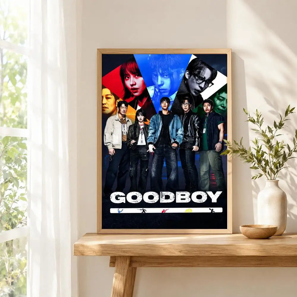 Korean drama Good Boy poster, modern wall decor featuring K-culture artwork