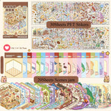 3D capybara landscape stickers, fun DIY sticker therapy collection for kids by HSF Marketplace