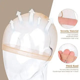 10-piece invisible no-slip stretchy wig caps for lace front wigs by HSF Marketplace