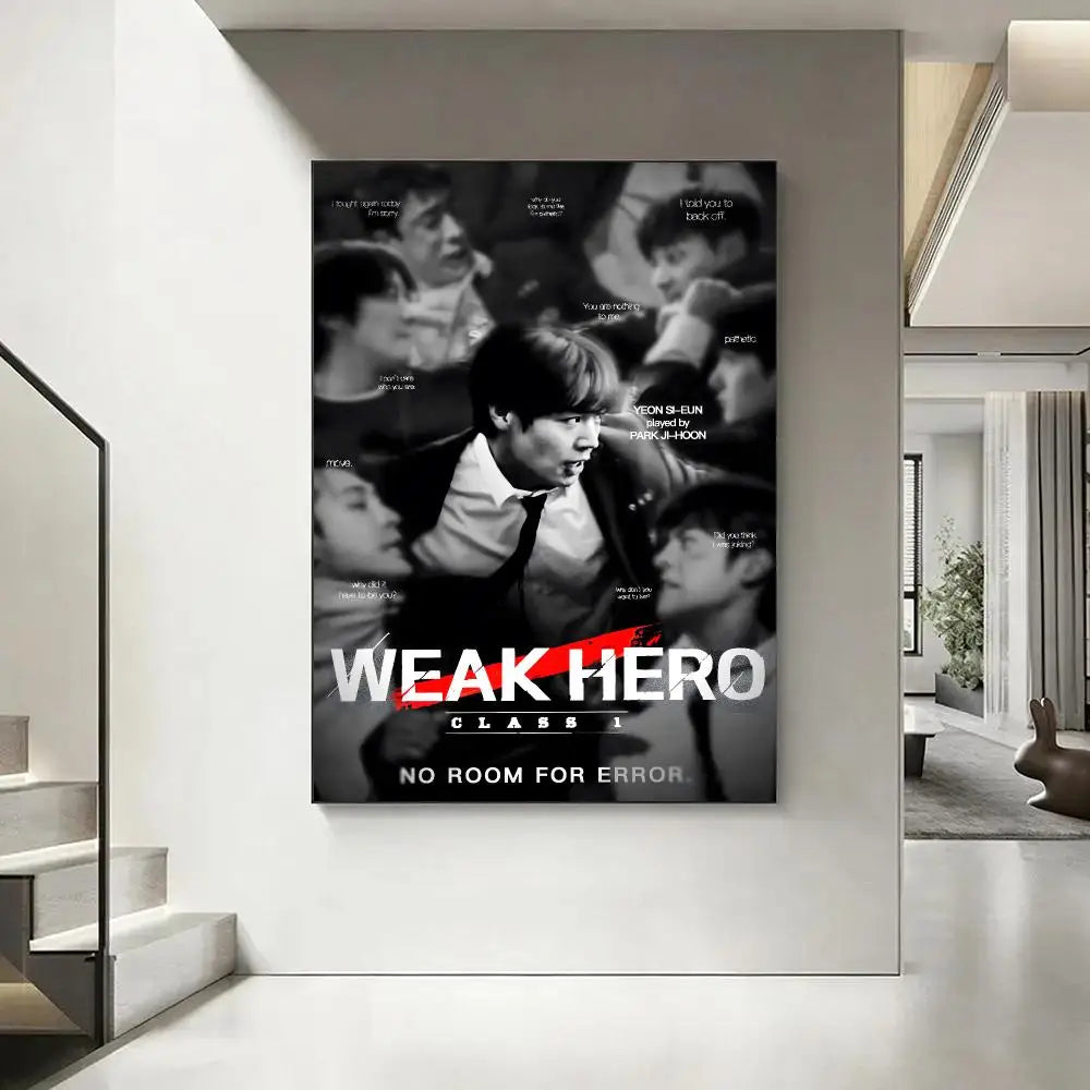 Weak Hero Class 1 Korean poster for stylish home decor, K-culture wall art by HSF Marketplace