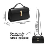 Small women's shoulder handbag by HSF Marketplace with top handle, adjustable strap, and crossbody style, ideal for daily use.