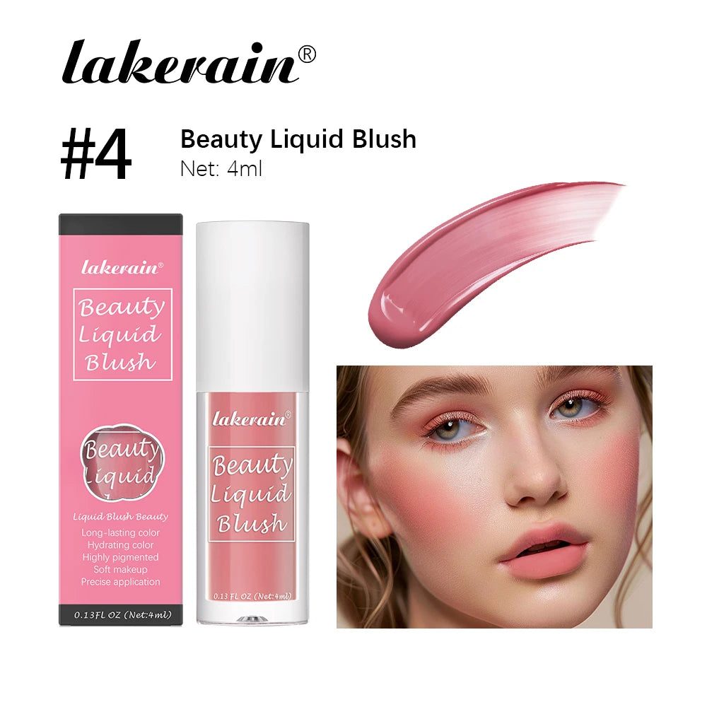 HSF liquid blush with creamy moisturizing texture, high-pigment color, and waterproof finish