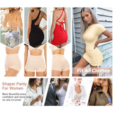 Women's high-waisted shaper shorts by HSF Marketplace, smooth tummy-control boyshort shapewear underwear