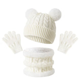 Children's thermal knit fleece winter set with hat, scarf and gloves by HSF Marketplace
