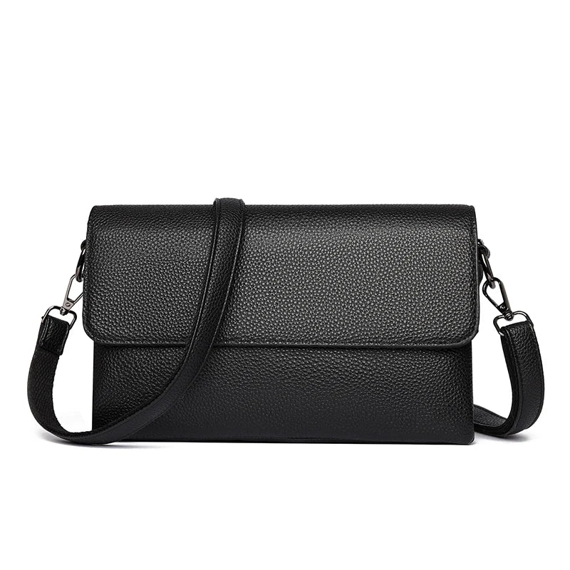 Genuine Leather Shoulder Crossbody Bags for Women Luxury Designer Women Bags Commuter Sac Elegant Ladies Handbags Messenger Bag
