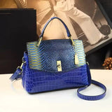Luxury HSF Marketplace leather crocodile print crossbody handbag for women, high-quality designer purse with trendy fashion style.