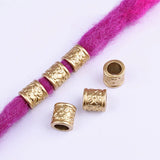 10Pcs/20Pcs Hair Ring Dreadlocks Beads Hair Braid Rings Clips Dread Locks Hair Braiding Metal Cuffs Decoration Accessories Men