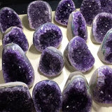 High Quality Natural Rough Amethyst Cluster Geode Crystal Figurine Spiritual Gift Fengshui Crystal