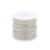 Gold and silver plated necklace chain for jewelry making, 5-10 yards, HSF Marketplace jewelry supplies