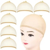 Mesh Wig Cap Stretchable Elastic Black Hair Net Stretch Open Ended Fishnet Wig Net Breathable Mesh Cap for Wig Accessories