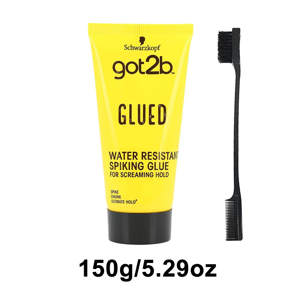 Got2b Glued Spiking Glue Hair Gel Water Invisible Resistant Strong Hold For Wig Adhesives Dege Control Gel For Screaming Hold