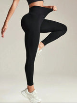 Women's seamless high-waist push-up yoga pants sport leggings for fitness and gym workouts