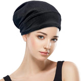 Adjustable satin-lined sleep bonnet for hair protection by HSF Marketplace