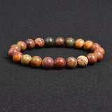 Genuine Natural Stone Bracelet Apatite Lapis Lazuli Agate Crystal Tiger Eye High Quality Gem Beads Bracelet Homme Jewelry Bangle