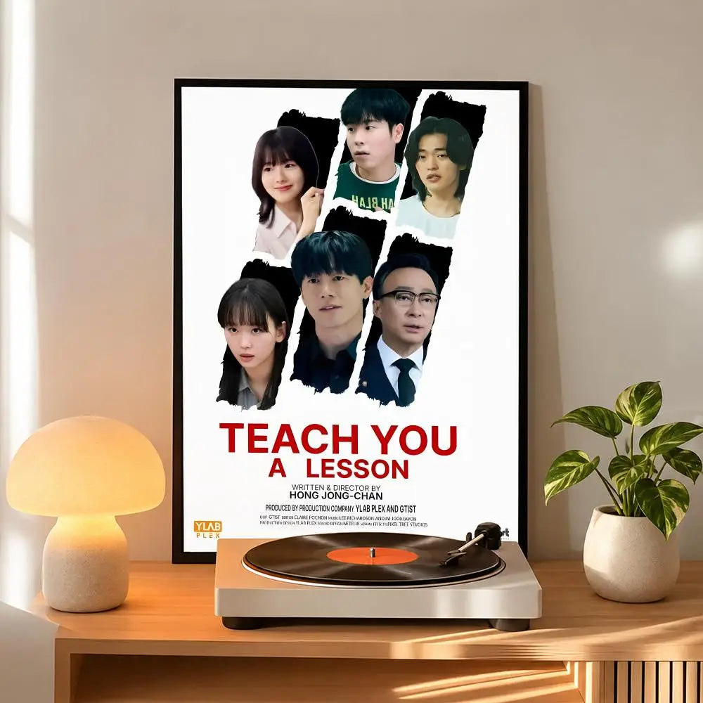 Korean romance drama poster for home decor and gifts, HSF Marketplace K-culture merch