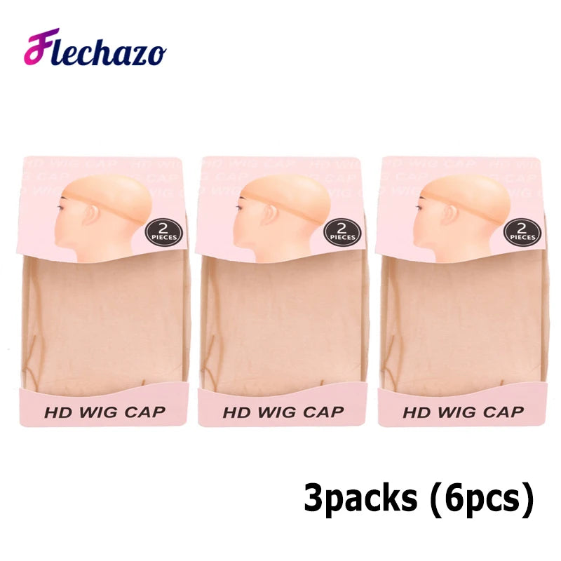 HD wig cap 6 pack for realistic wig installation and comfortable hair styling by HSF Marketplace