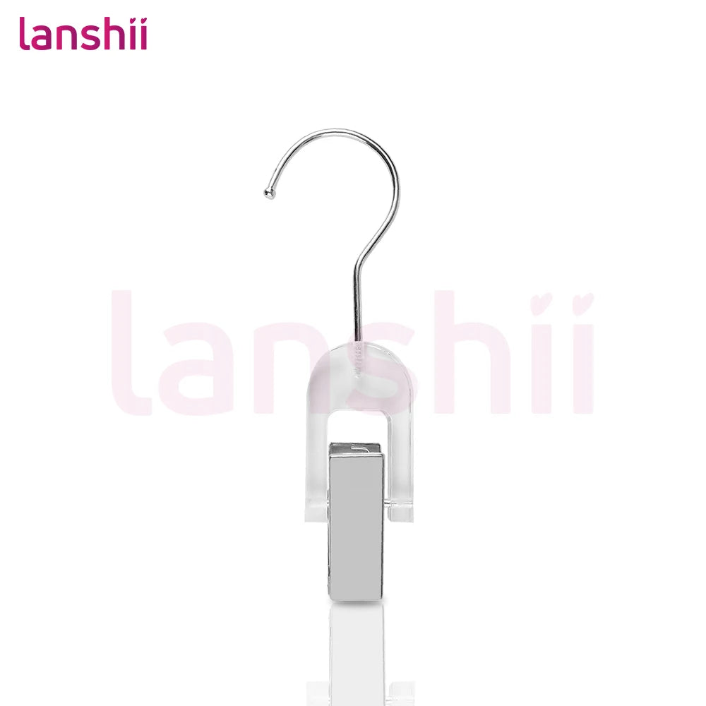 Lanshii Acrylic Hair Extension & Wig Clips – Durable Hangers for Salon & Home Hair Storage and Organization