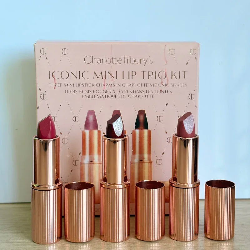 Charlotte Smooth Lip Liner and Lipstick for Easy Application, Tilbury Cosmetics makeup duo tube vial