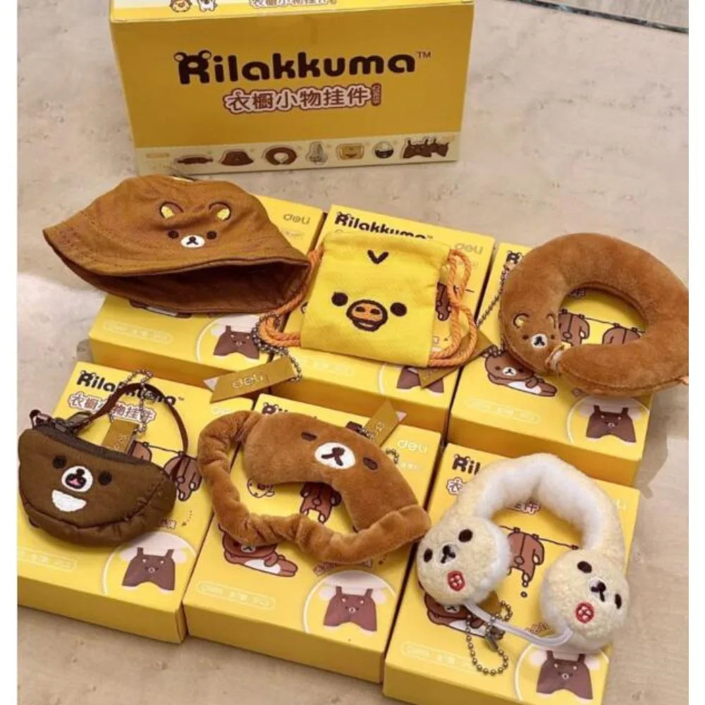 Rilakkuma Call Me Series recording phone pendant plush keychain blind box collectible art toy
