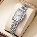Elegant Rectangle Women Watches Fashion Ladies Quartz Wristwatches Reloj Mujer Girls Clock Gift（Without Box）