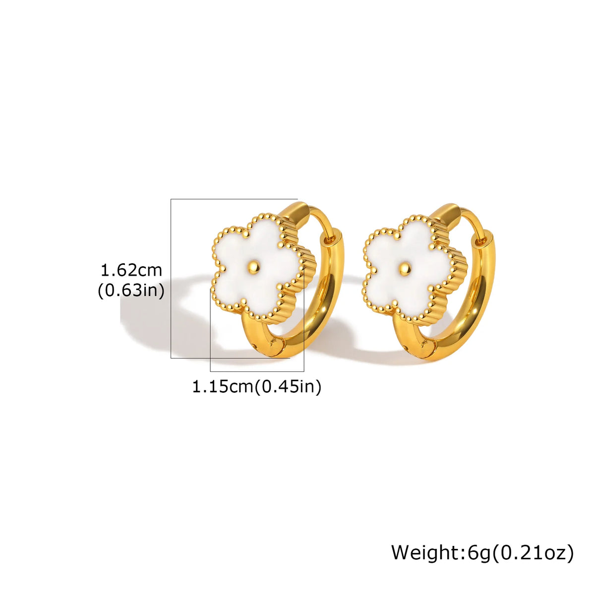 Stainless steel twist circle hoop earrings for women by HSF Marketplace