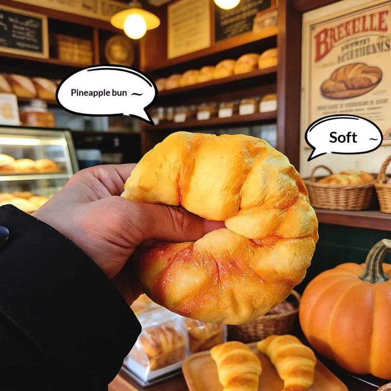 Realistic Bread Fidget Squishy, Layered Simulation, Anxiety Relief Toy for Students