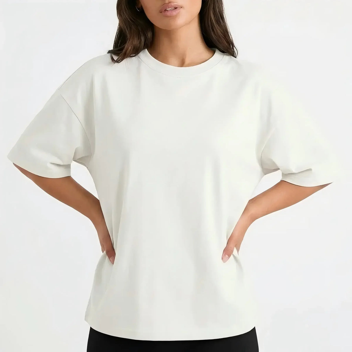 Women's short-sleeve graphic tee, casual spring and summer K-Culture merch by HSF Marketplace