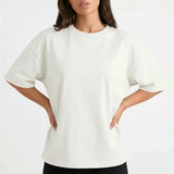 Women's short-sleeve graphic tee, casual spring and summer K-Culture merch by HSF Marketplace