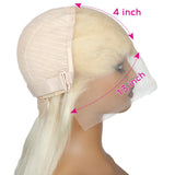 613 honey blonde 200% density Brazilian body wave lace front human hair wig with 13x6 HD transparent lace